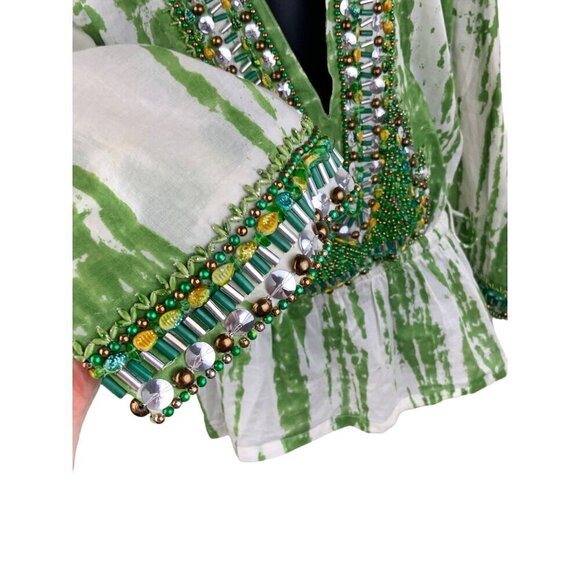 Tanya Marie jewelled womens top 44 chest elastic waist - Picture 1 of 11